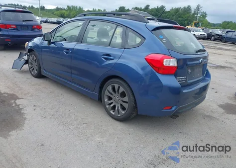2013 Subaru Impreza 2.0I Sport Limited из США, поврежденный, VIN JF1GPAS67DH826715